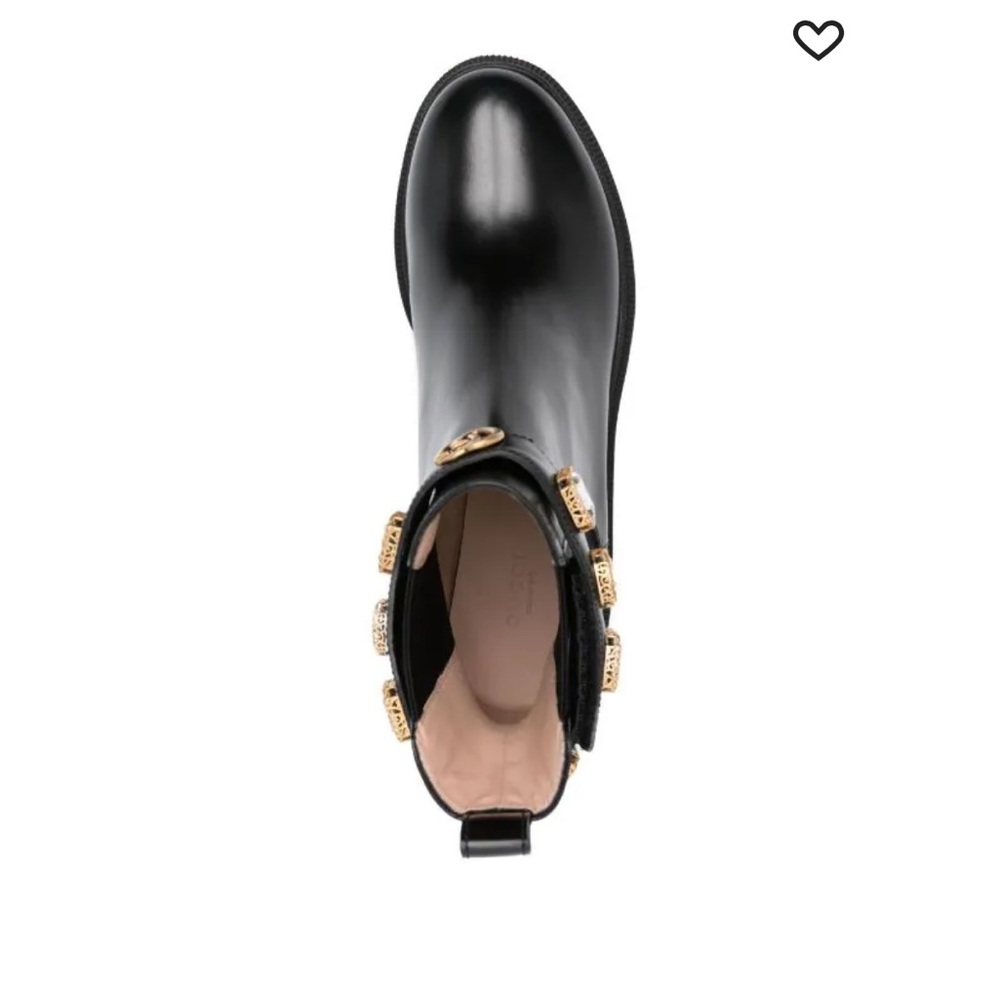 Gucci Crystal Belt 60mm Ankle Boot
Black Leather - Picture 4 of 4